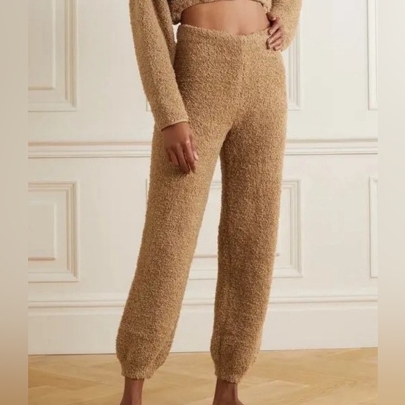 Skims Teddy Drawstring Cozy Kardashian Lounge Pants & Hoodie Jacket Size S/M 🤎 - Picture 8 of 8